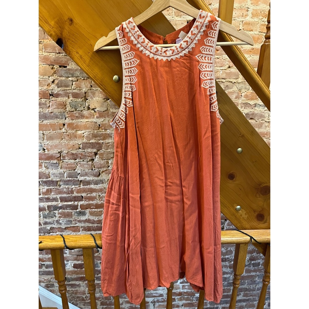 High Neck Mini Dress